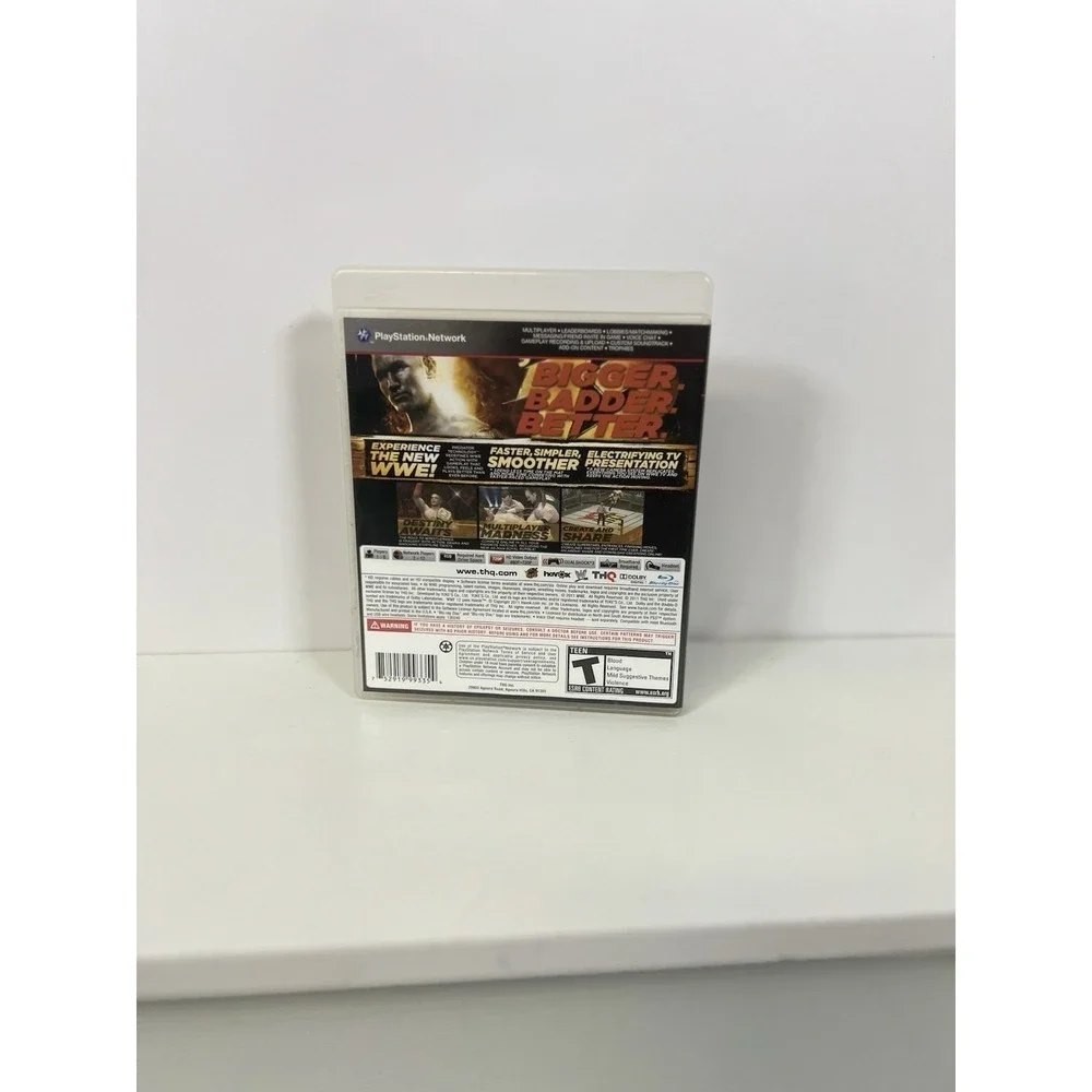WWE '12 (Sony PlayStation 3, PS3, 2011) – Tested & Working‎